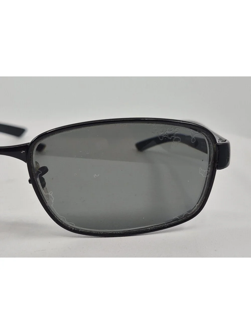 Ray Ban RB3413 002 Sunglasses Frames Black Metal Wrap 59-18 3N Made in Italy